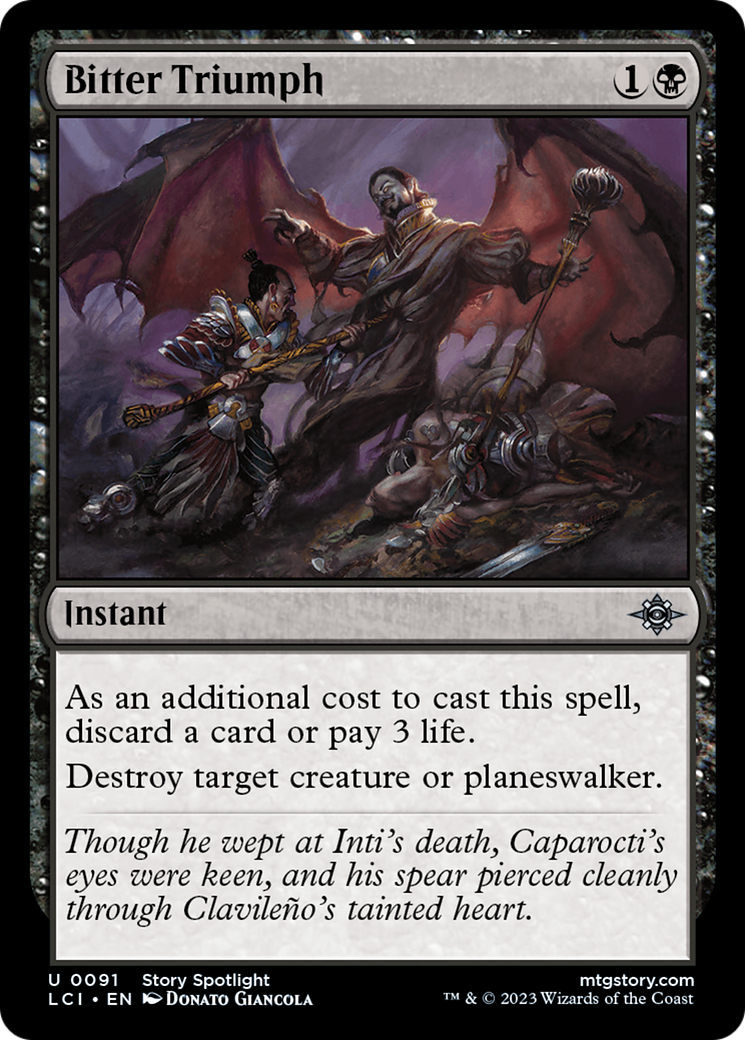 Image of Bitter Triumph [The Lost Caverns of Ixalan]
