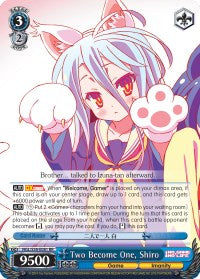Image of Two Become One, Shiro (NGL/S58-E081 RR) [No Game No Life]
