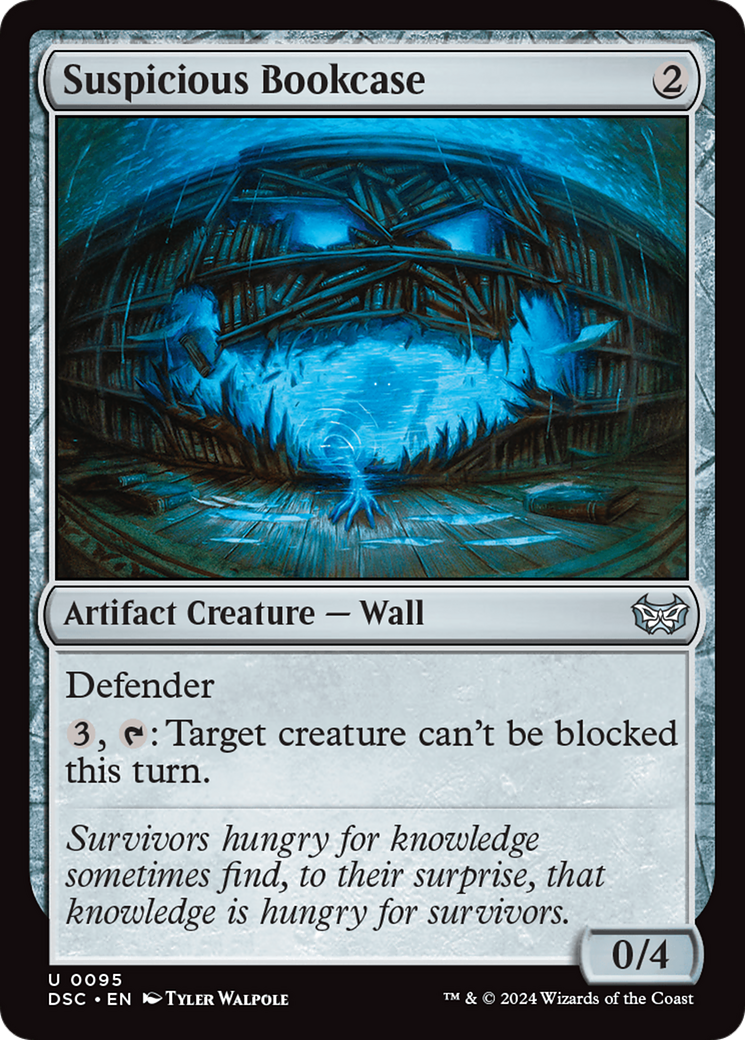 Image of Suspicious Bookcase [Duskmourn: House of Horror Commander]