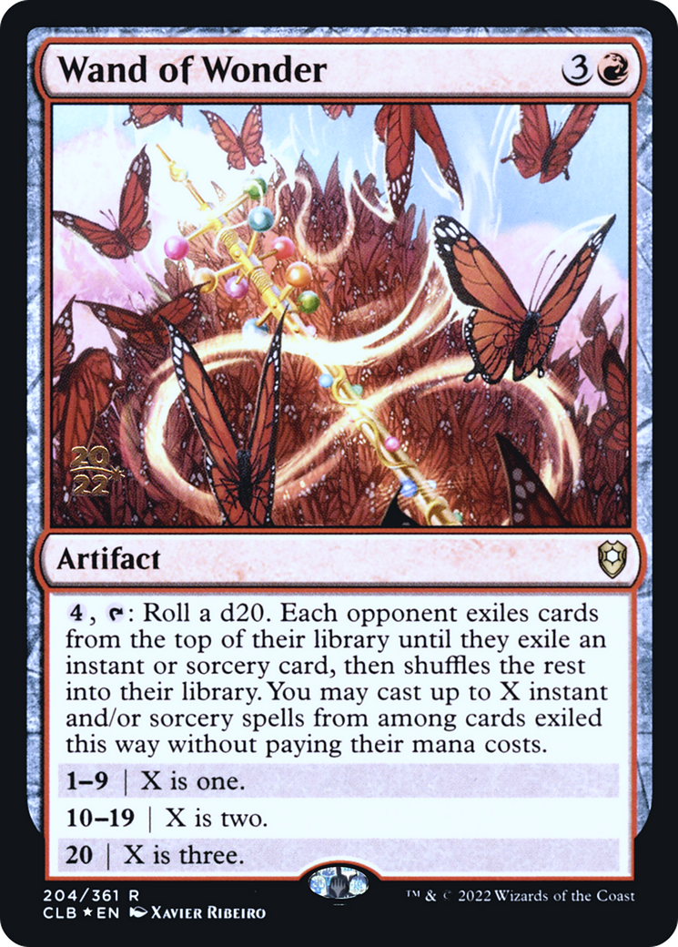 Image of Wand of Wonder [Commander Legends: Battle for Baldur's Gate Prerelease Promos]