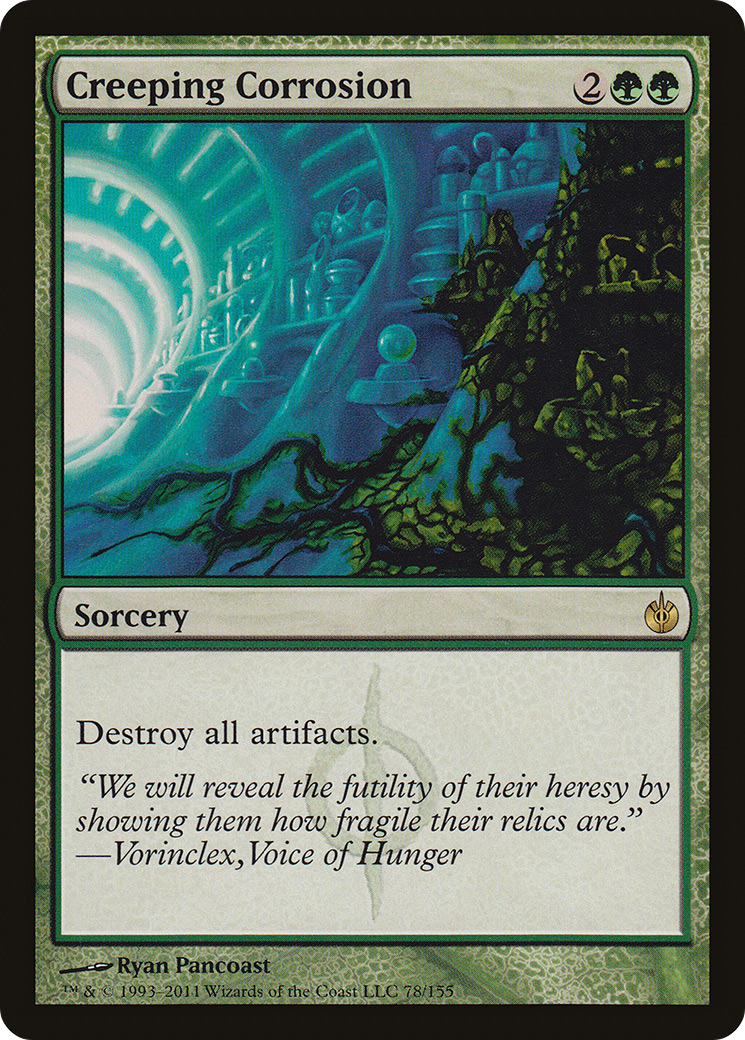 Image of Creeping Corrosion [Mirrodin Besieged]