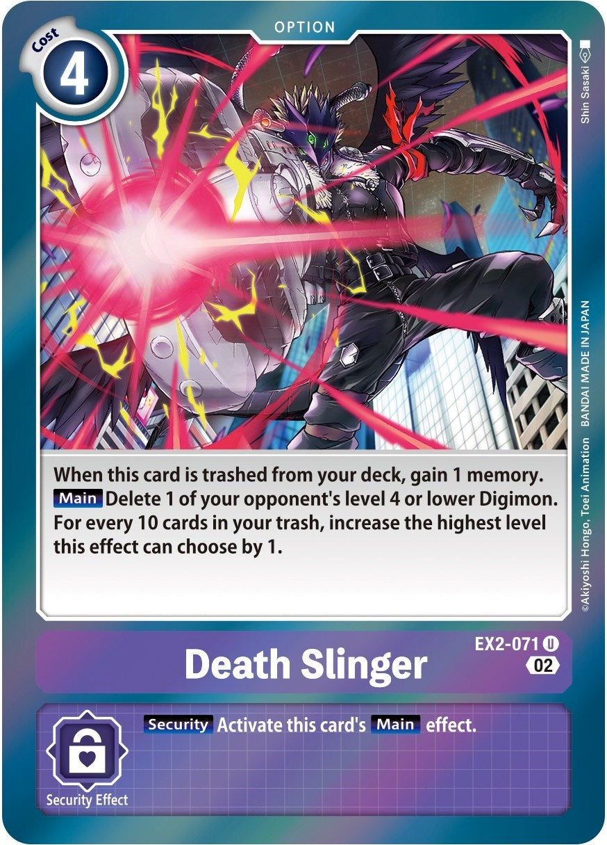 Image of Death Slinger [EX2-071] (Alternate Art) [Starter Deck: Beelzemon Advanced Deck Set]
