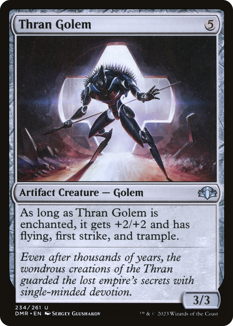 Image of Thran Golem [Dominaria Remastered]