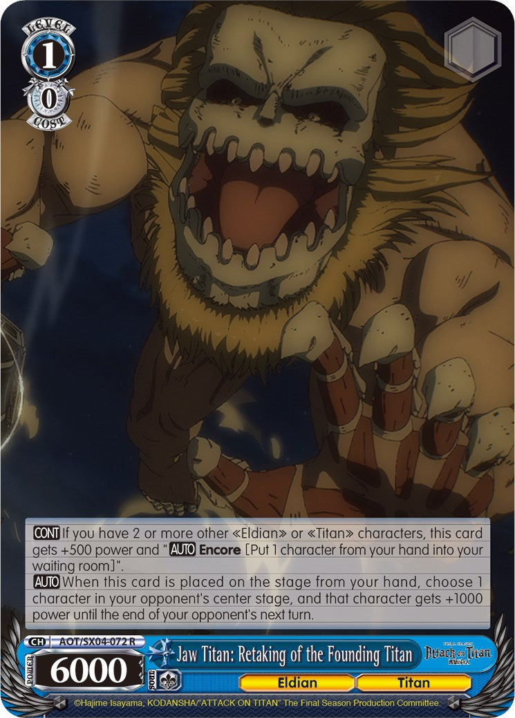 Image of Jaw Titan: Retaking of the Founding Titan [Attack On Titan: Final Season]