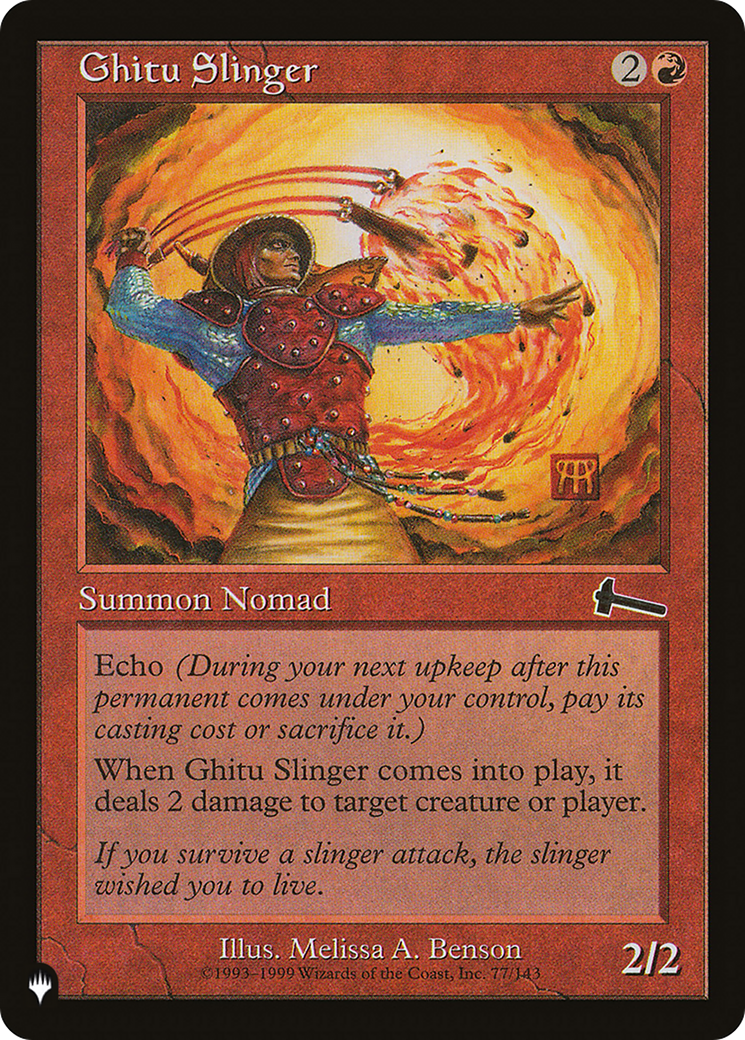 Image of Ghitu Slinger [The List]