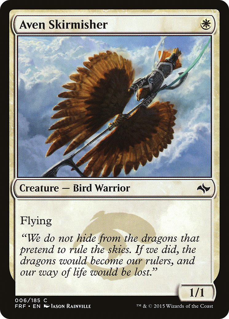 Image of Aven Skirmisher [Fate Reforged]