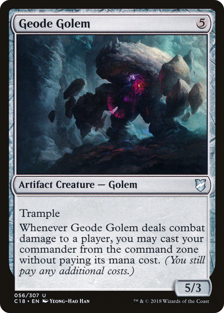 Image of Geode Golem [Commander 2018]