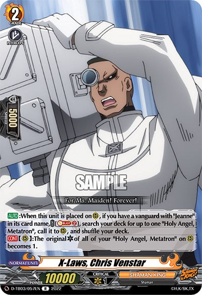 Image of X-Laws, Chris Venstar (D-TB03/057EN) [Shaman King]