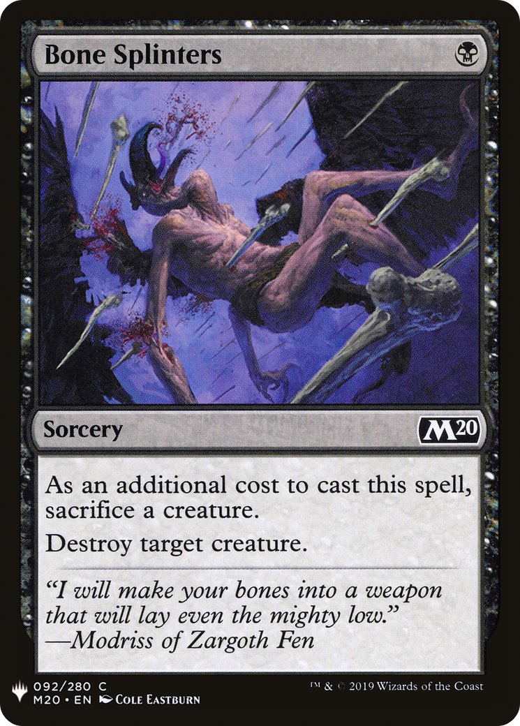 Image of Bone Splinters [Mystery Booster]