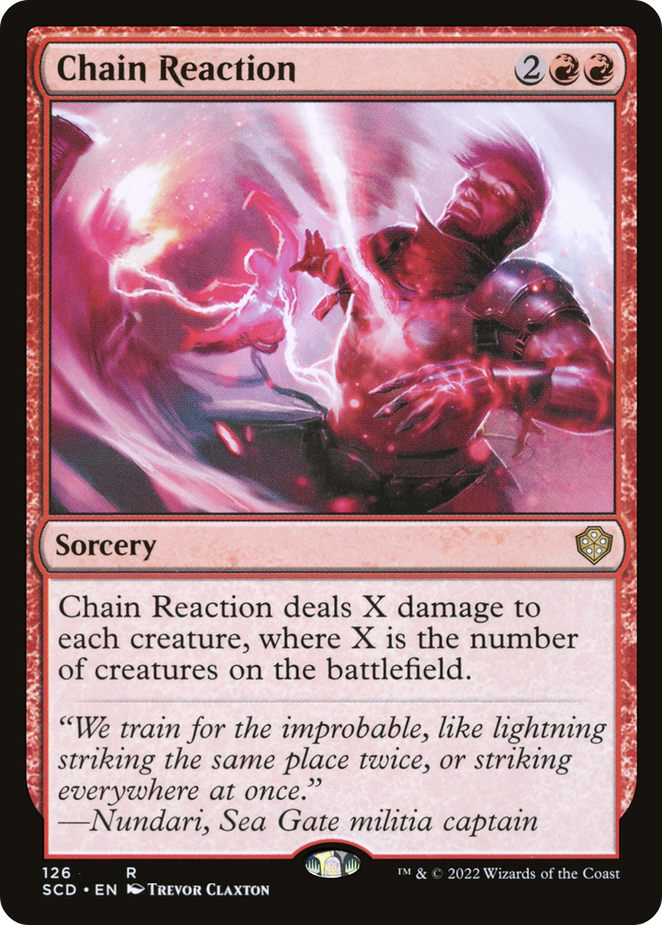 Image of Chain Reaction [Starter Commander Decks]