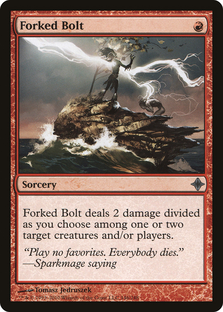 Image of Forked Bolt [Rise of the Eldrazi]