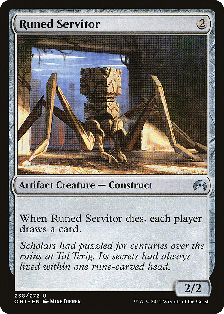 Image of Runed Servitor [Magic Origins]