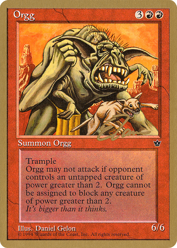 Image of Orgg (Eric Tam) [Pro Tour Collector Set]