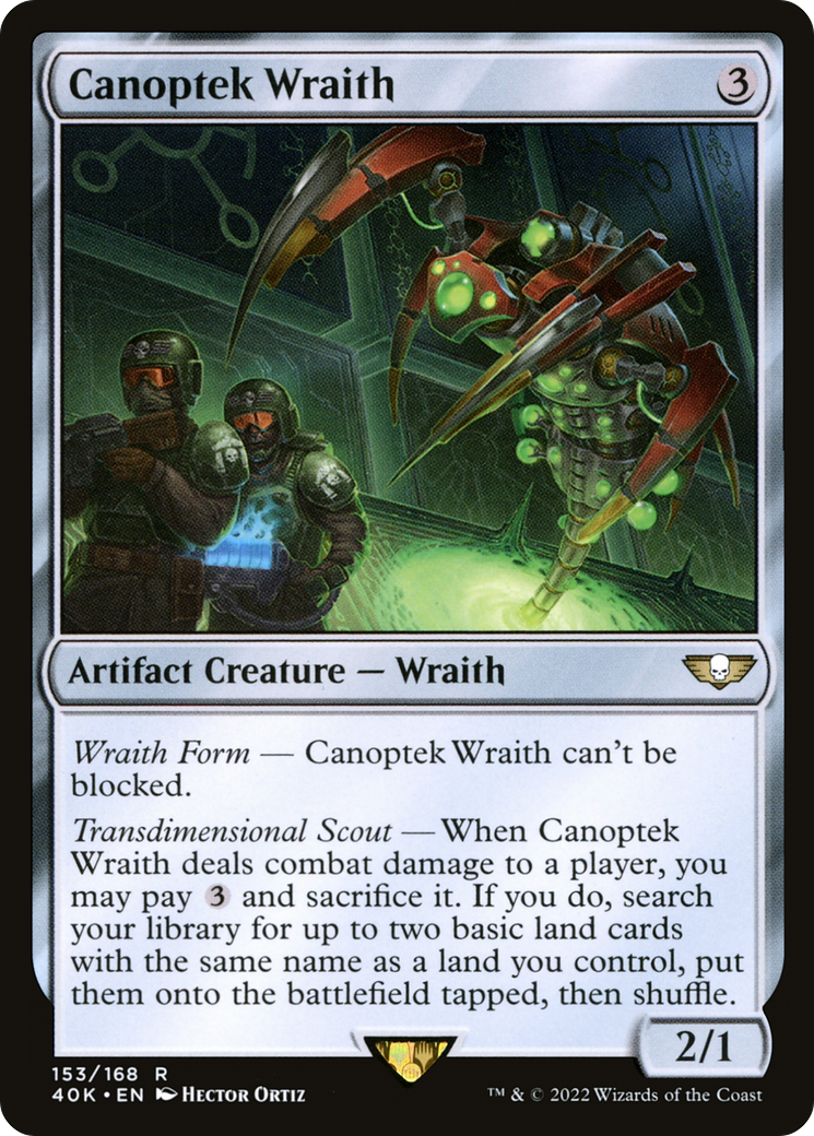 Image of Canoptek Wraith [Warhammer 40,000]