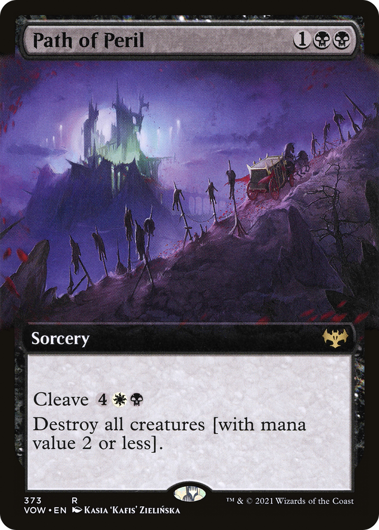 Image of Path of Peril (Extended Art) [Innistrad: Crimson Vow]