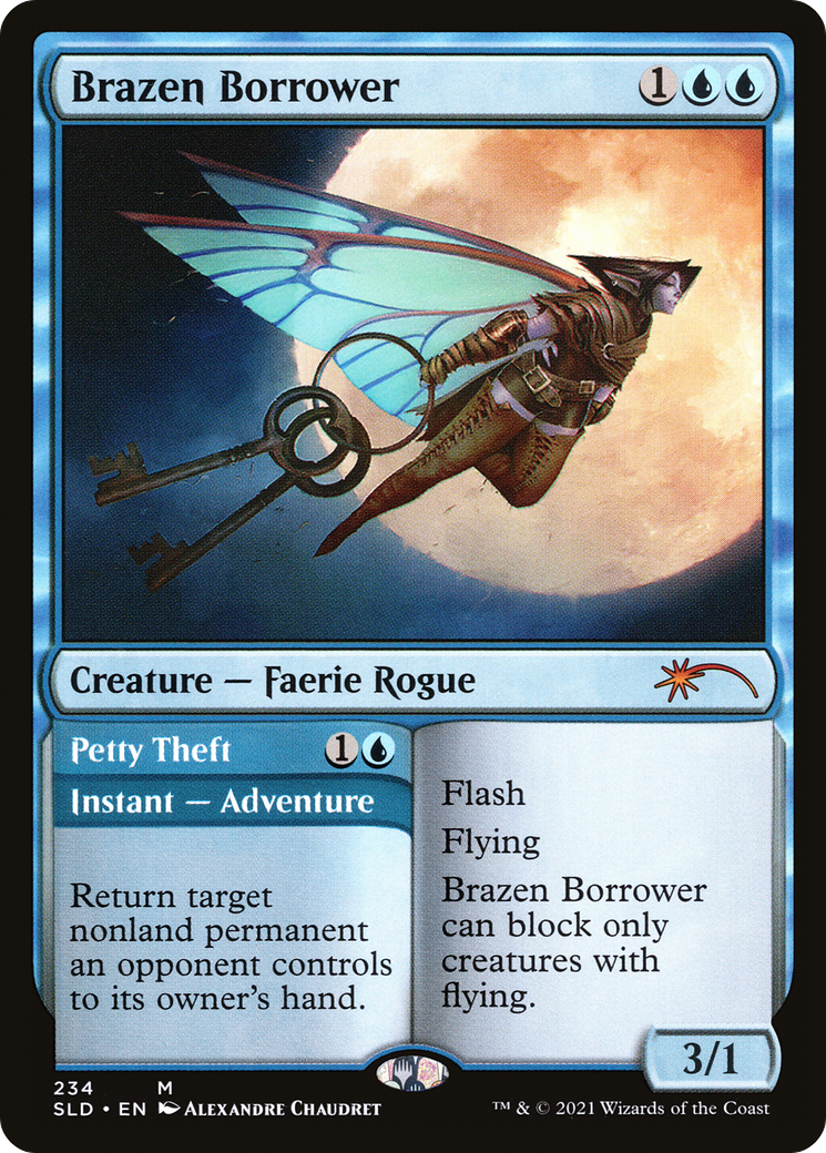 Image of Brazen Borrower // Petty Theft [Secret Lair Drop Series]