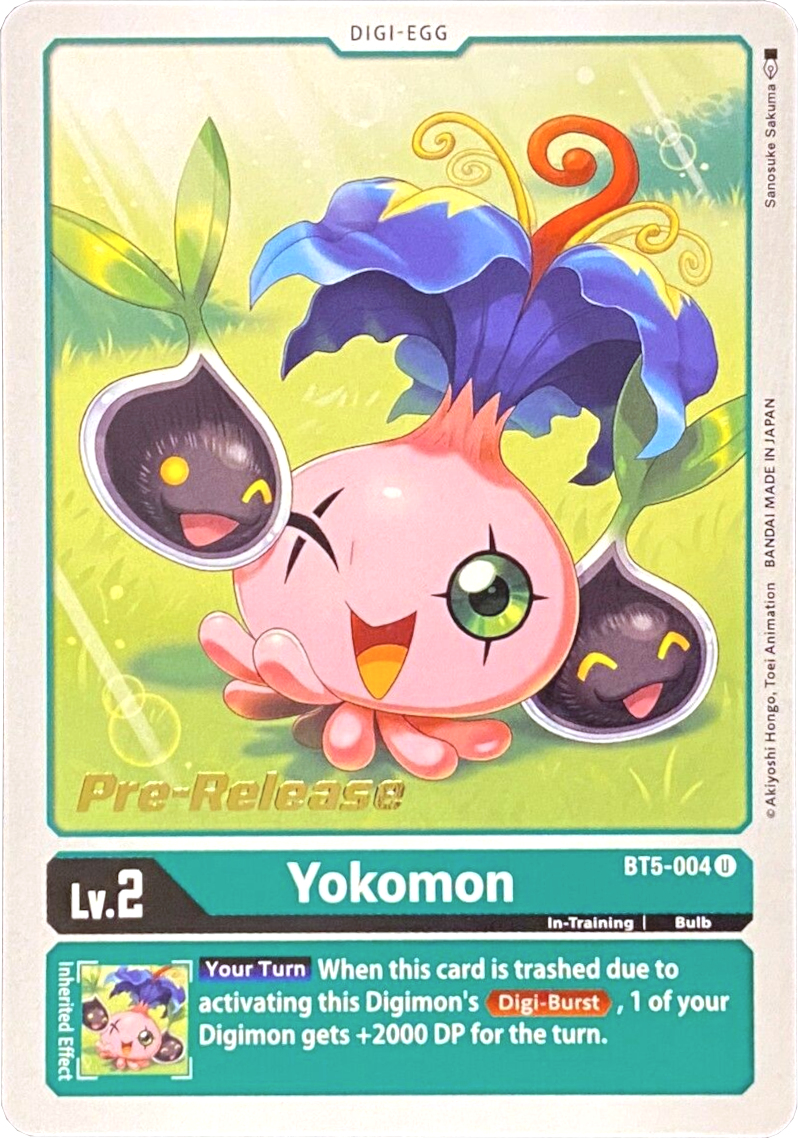 Image of Yokomon [BT5-004] [Battle of Omni Pre-Release Promos]