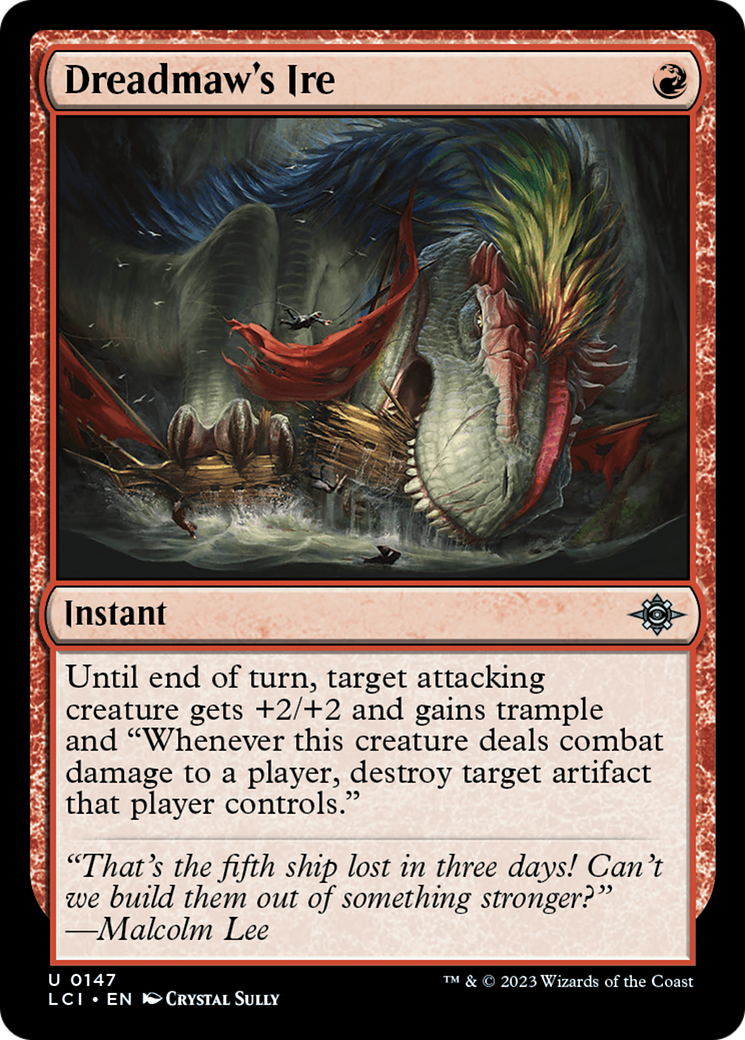 Image of Dreadmaw's Ire [The Lost Caverns of Ixalan]