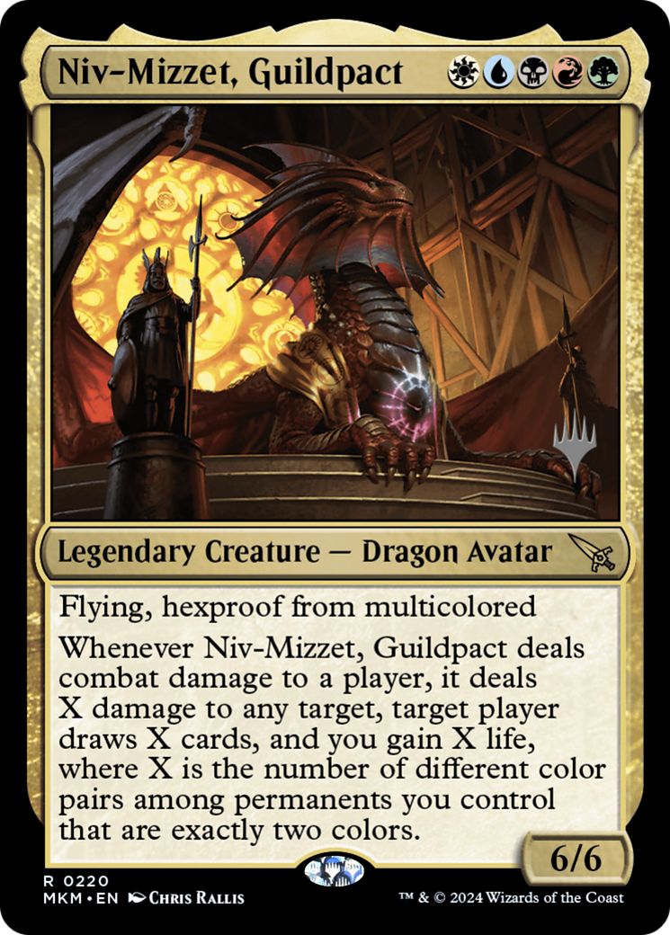 Image of Niv-Mizzet, Guildpact (Promo Pack) [Murders at Karlov Manor Promos]