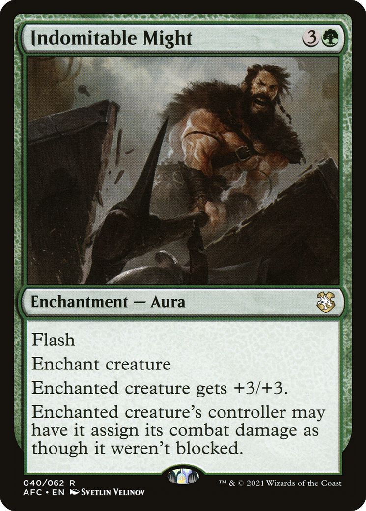 Image of Indomitable Might [Dungeons & Dragons: Adventures in the Forgotten Realms Commander]