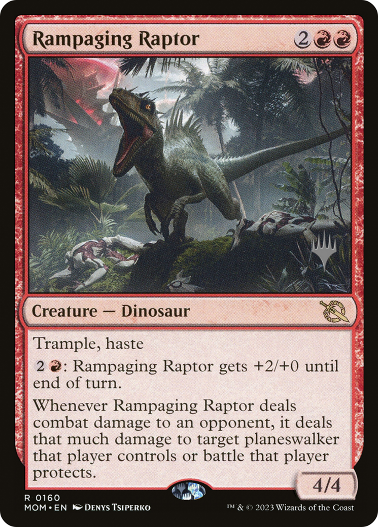 Image of Rampaging Raptor (Promo Pack) [March of the Machine Promos]