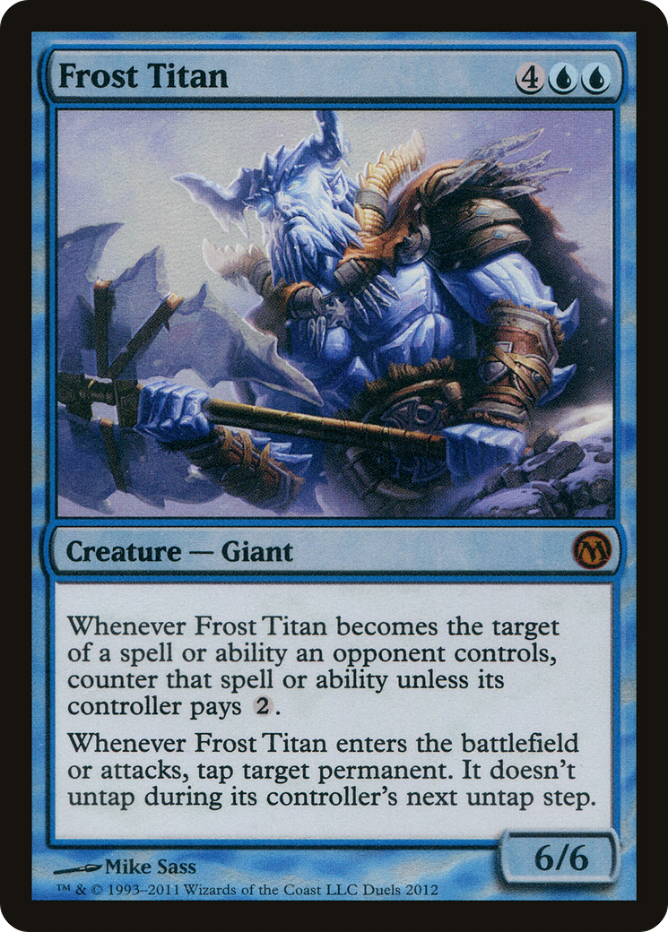 Image of Frost Titan (Duels of the Planeswalkers Promos) [Duels of the Planeswalkers Promos 2011]
