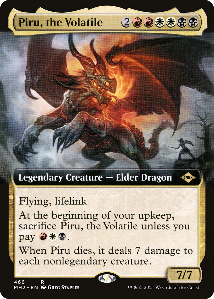 Image of Piru, the Volatile (Extended Art) [Modern Horizons 2]