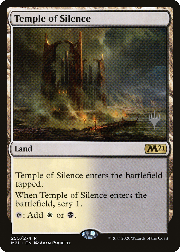 Image of Temple of Silence (Promo Pack) [Core Set 2021 Promos]