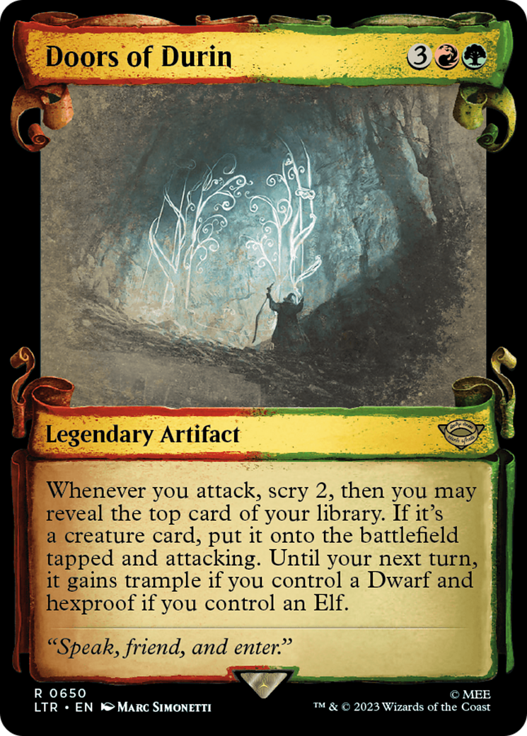 Image of Doors of Durin [The Lord of the Rings: Tales of Middle-Earth Showcase Scrolls]