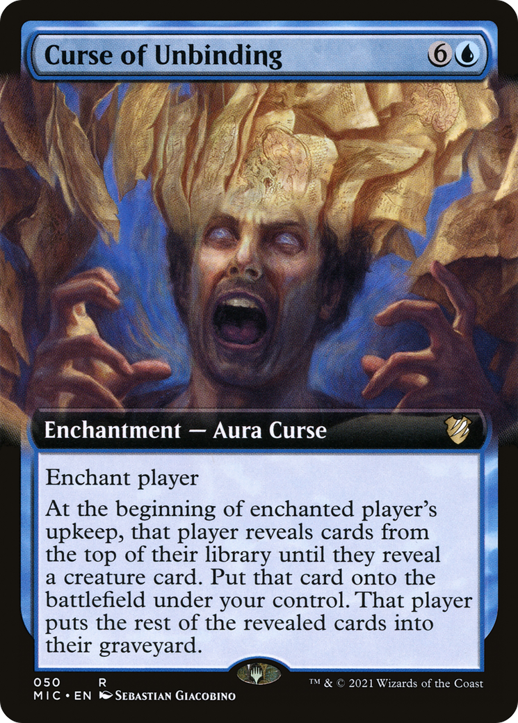 Image of Curse of Unbinding (Extended Art) [Innistrad: Midnight Hunt Commander]