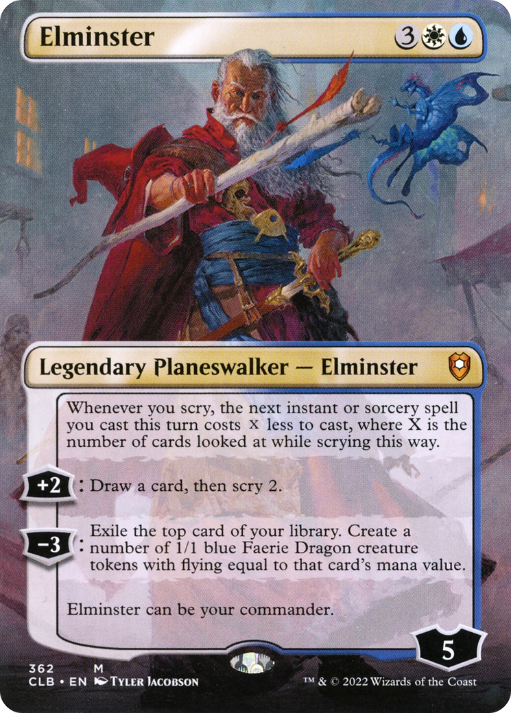 Image of Elminster (Borderless) [Commander Legends: Battle for Baldur's Gate]