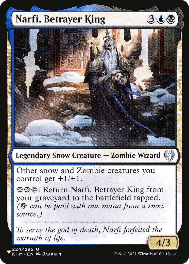 Image of Narfi, Betrayer King [The List]