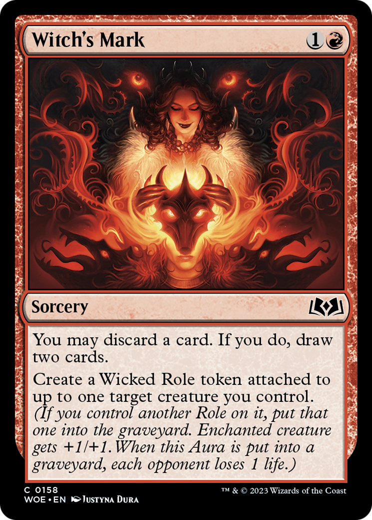 Image of Witch's Mark [Wilds of Eldraine]