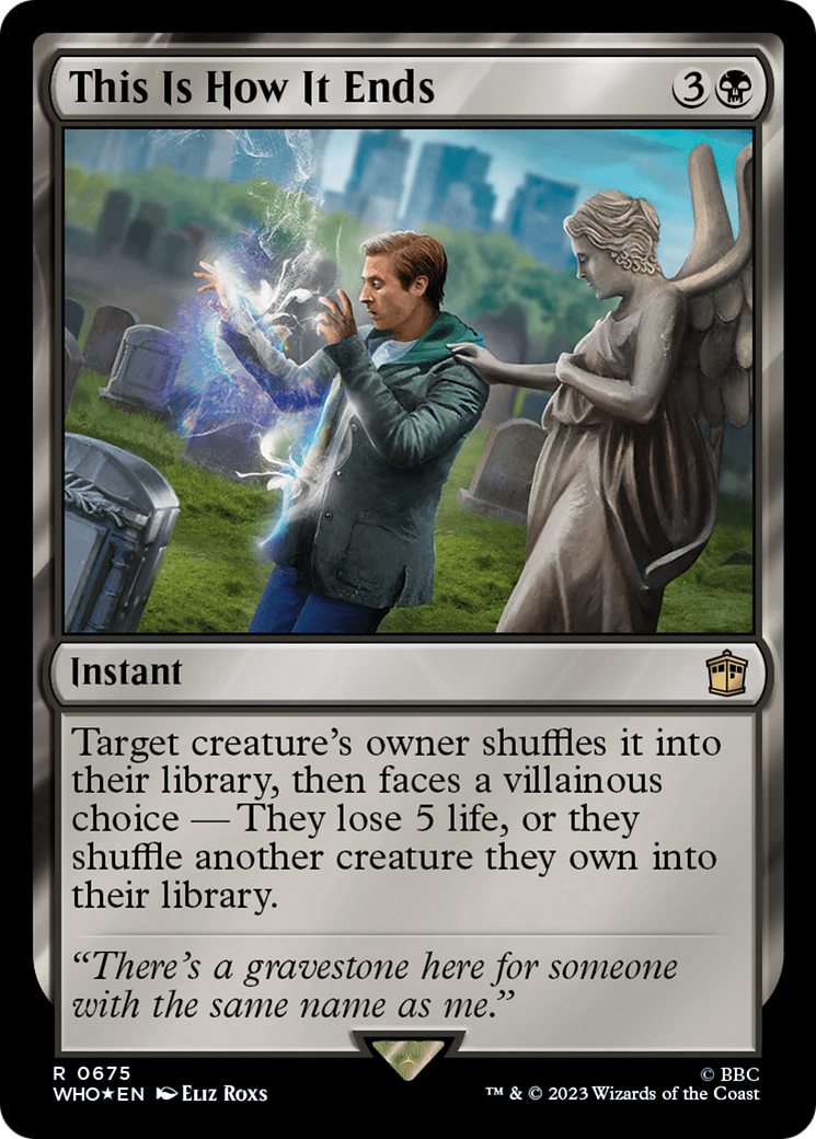Image of This Is How It Ends (Surge Foil) [Doctor Who]