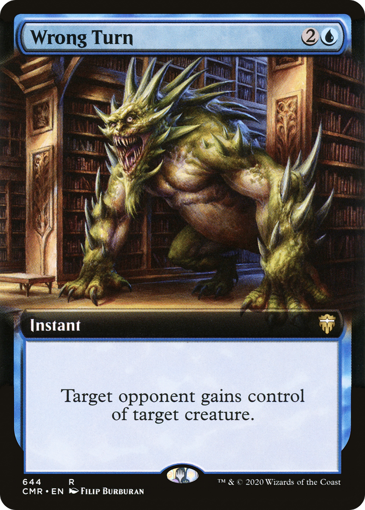 Image of Wrong Turn (Extended Art) [Commander Legends]
