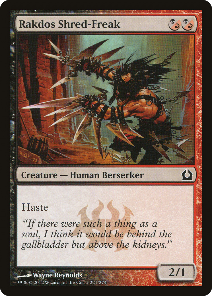 Image of Rakdos Shred-Freak [Return to Ravnica]