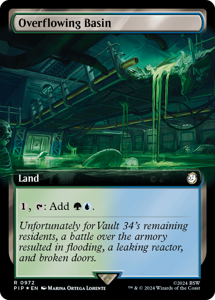 Image of Overflowing Basin (Extended Art) (Surge Foil) [Fallout]