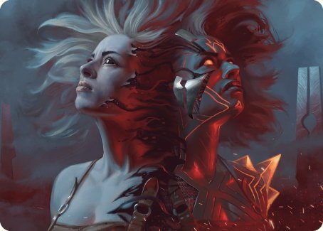 Image of Thrill of Possibility Art Card [Phyrexia: All Will Be One Art Series]