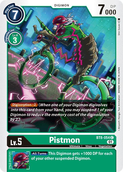 Image of Pistmon [BT8-054] [New Awakening]