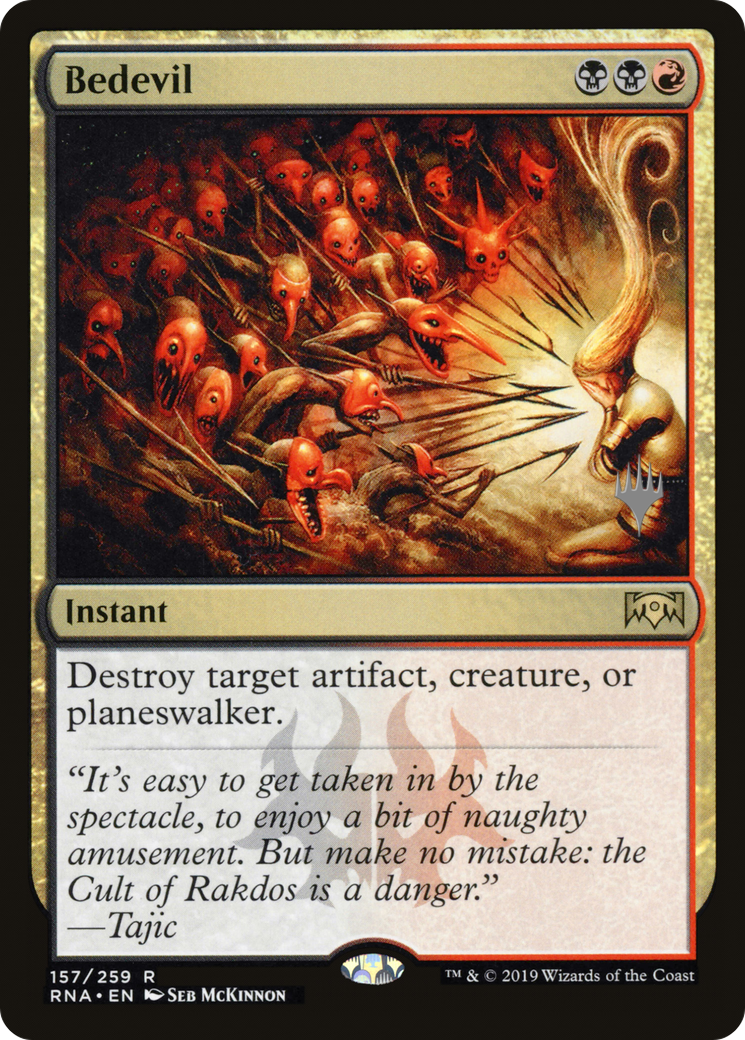 Image of Bedevil (Promo Pack) [Ravnica Allegiance Promos]