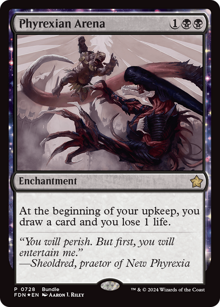 Image of Phyrexian Arena (Bundle) [Foundations Promos]