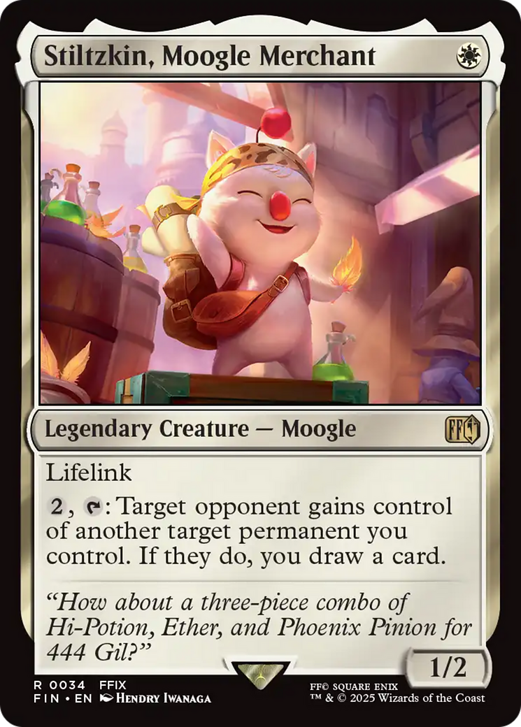 Image of Stiltzkin, Moogle Merchant [FINAL FANTASY]
