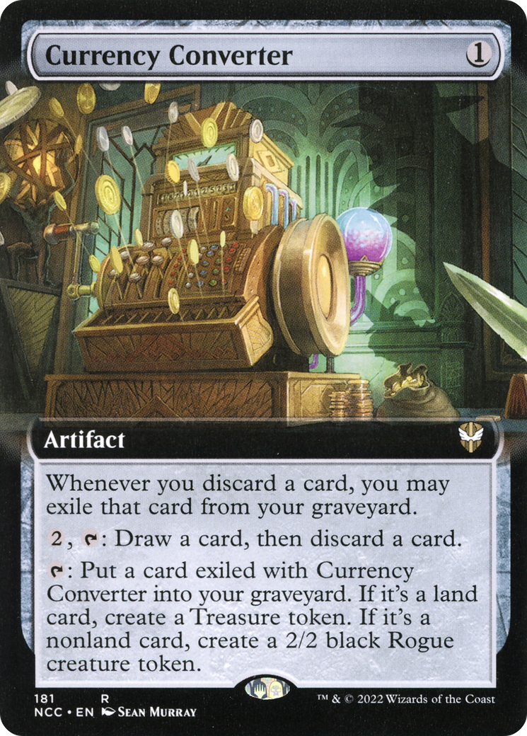 Image of Currency Converter (Extended Art) [Streets of New Capenna Commander]