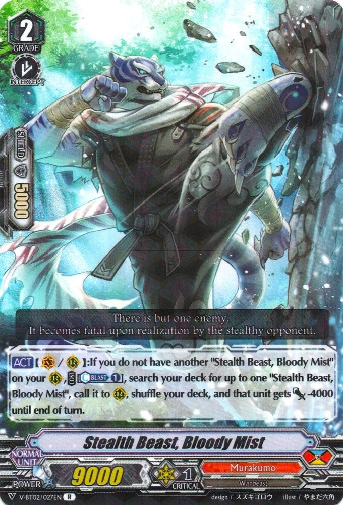 Image of Stealth Beast, Bloody Mist (V-BT02/027EN) [Strongest! Team AL4]