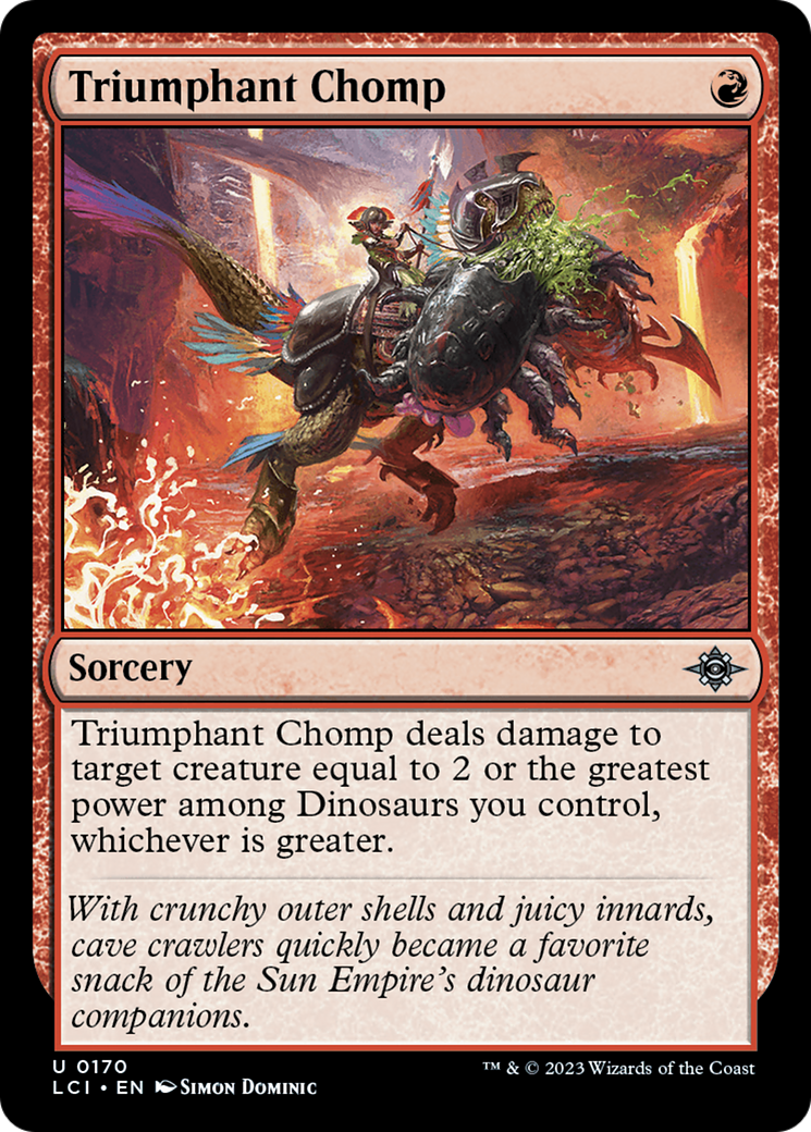 Image of Triumphant Chomp [The Lost Caverns of Ixalan]