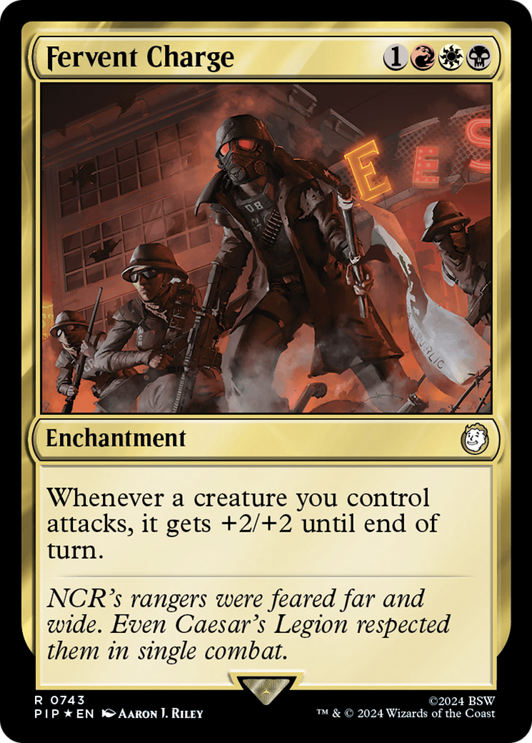 Image of Fervent Charge (Surge Foil) [Fallout]