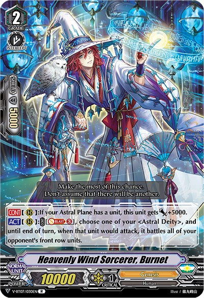 Image of Heavenly Wind Sorcerer, Burnet (V-BT07/030EN) [Infinideity Cradle]