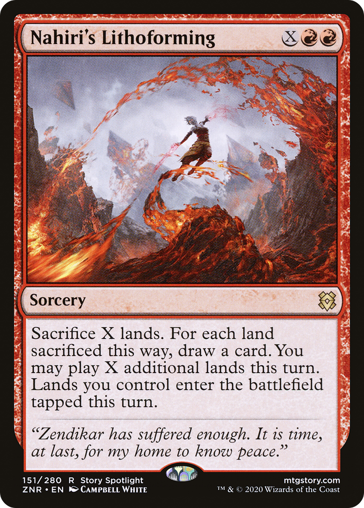 Image of Nahiri's Lithoforming [Zendikar Rising]