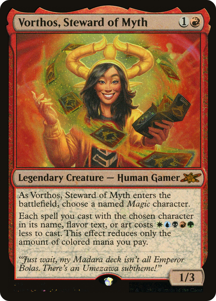 Image of Vorthos, Steward of Myth (Galaxy Foil) [Unfinity]