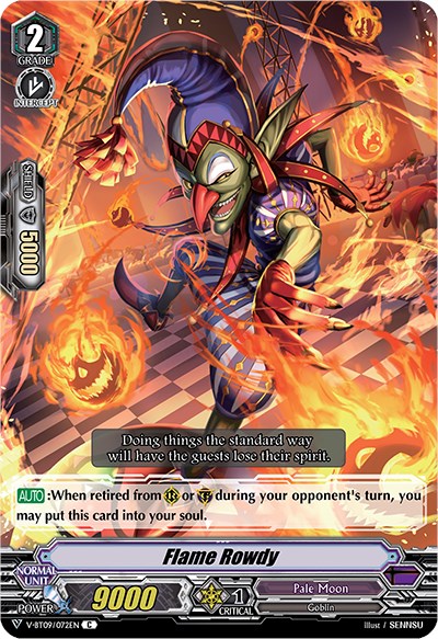 Image of Flame Rowdy (V-BT09/072EN) [Butterfly d'Moonlight]